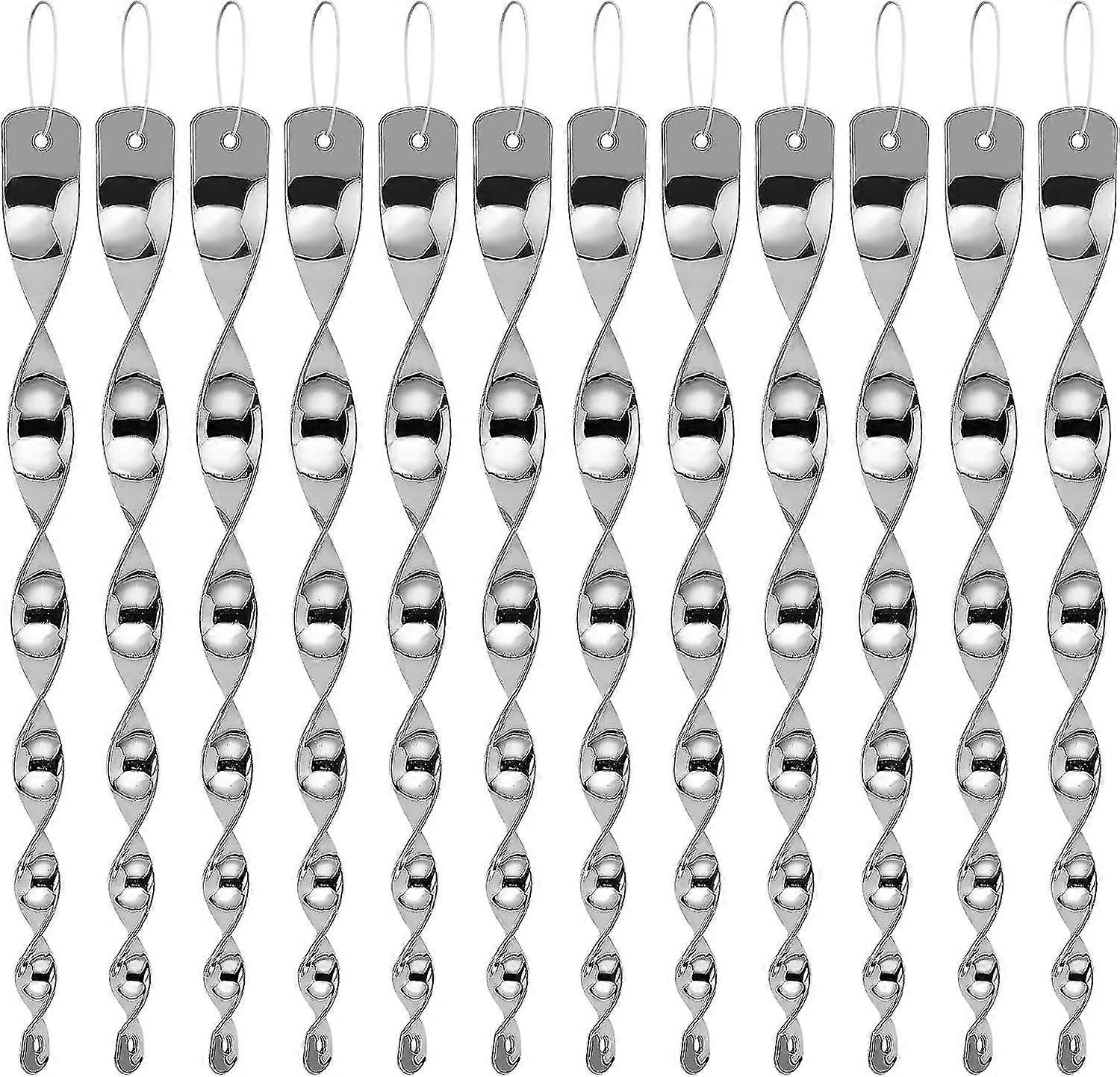 Woodpecker Bird Scare DevicesReflective Scare Rods Control Device to Keep Birds Away From Patio Pool(12 Pack)