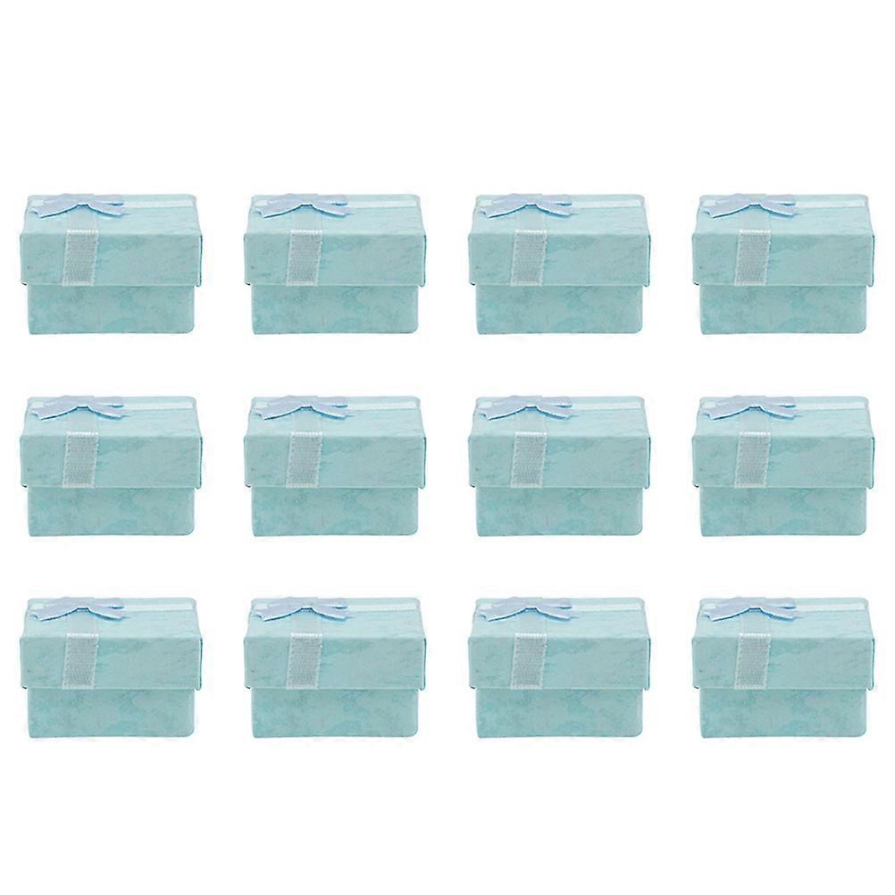 12pcs Jewelry Wrapping Boxes Ring Containers Jewelry Gift Packaging Boxes