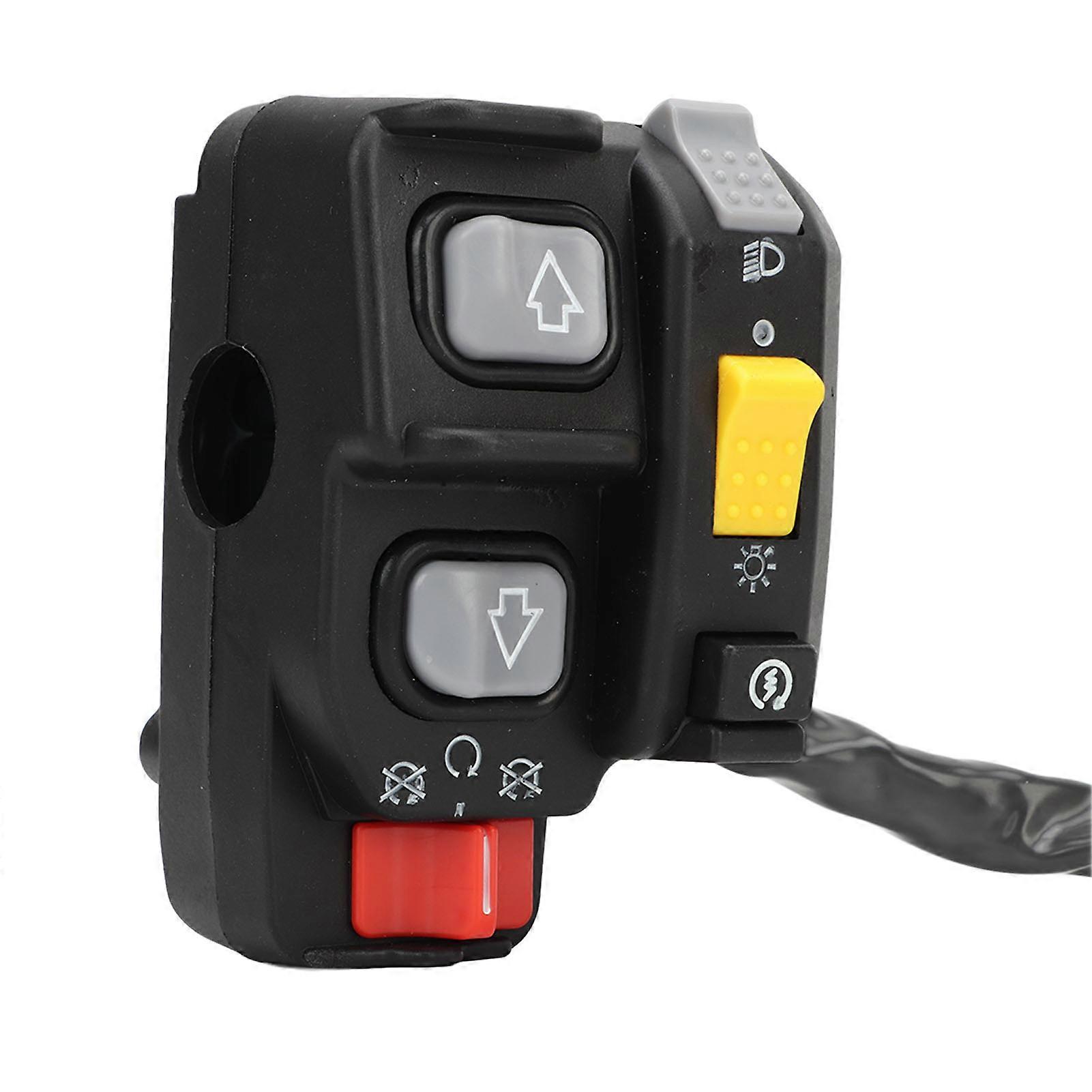 Electric Shifter Switch Assembly Push Button Shift Start Stop Handlebar Switch for TRX250 Recon ES 2002 to 2004