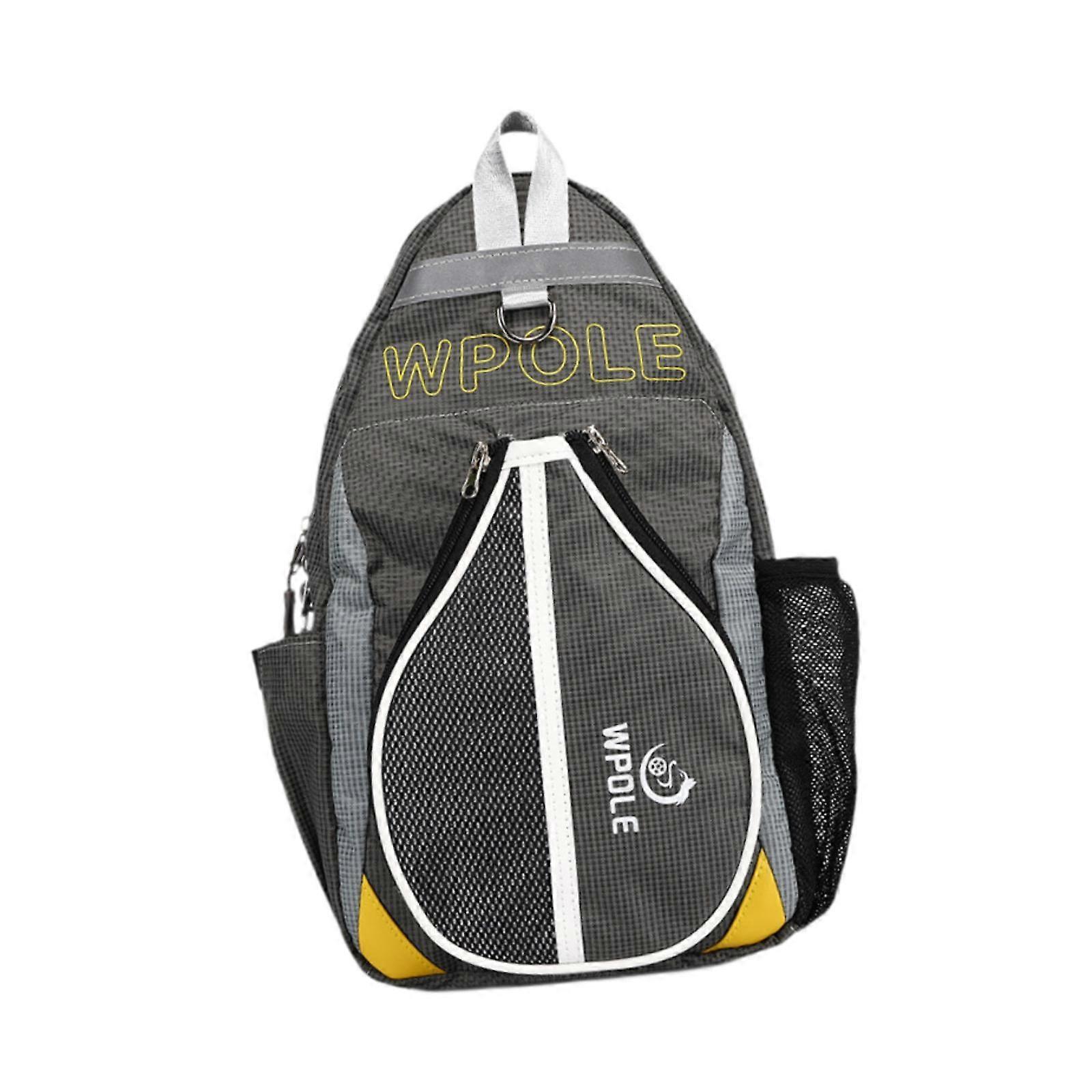 Bordtennis Förvaringsväska Bordtennisracket Pouch för tennisracket Racket Grå