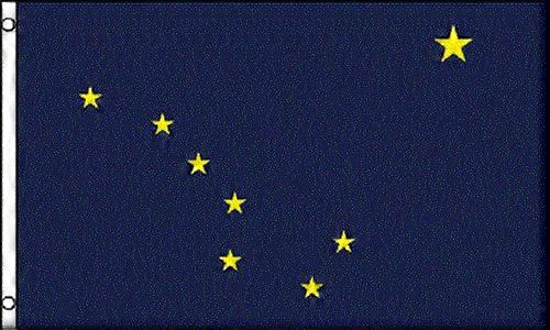 Alaska Flag House Banner grommets super polyester nylon