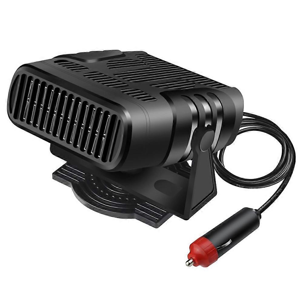 Portable Heating Cooling Fan Auto Car Heater Defroster Demister 200W Heater Windshield Rotation 24V