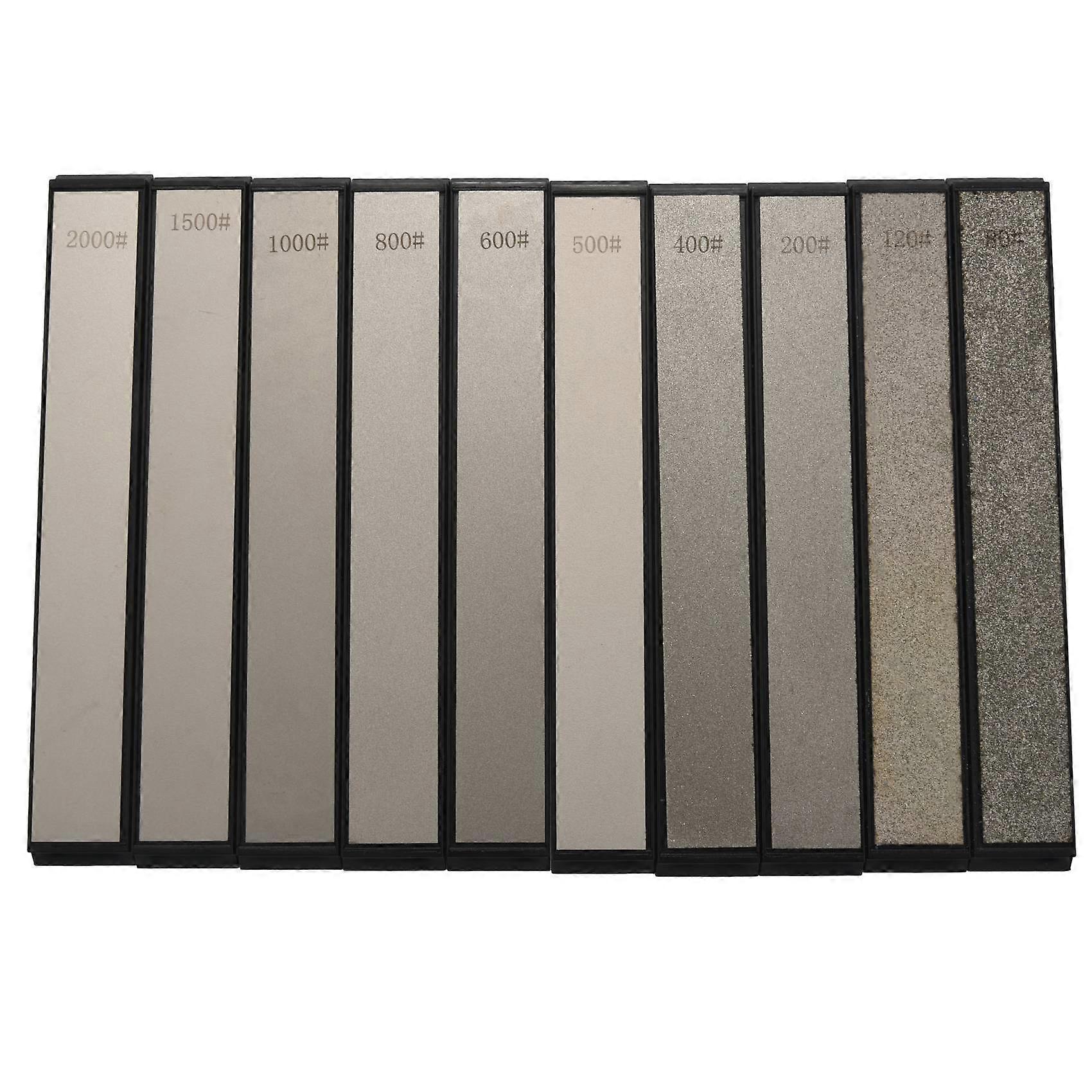 10Pcs Set Diamond Whetstone Knife Sharpener for Edge Sharpener