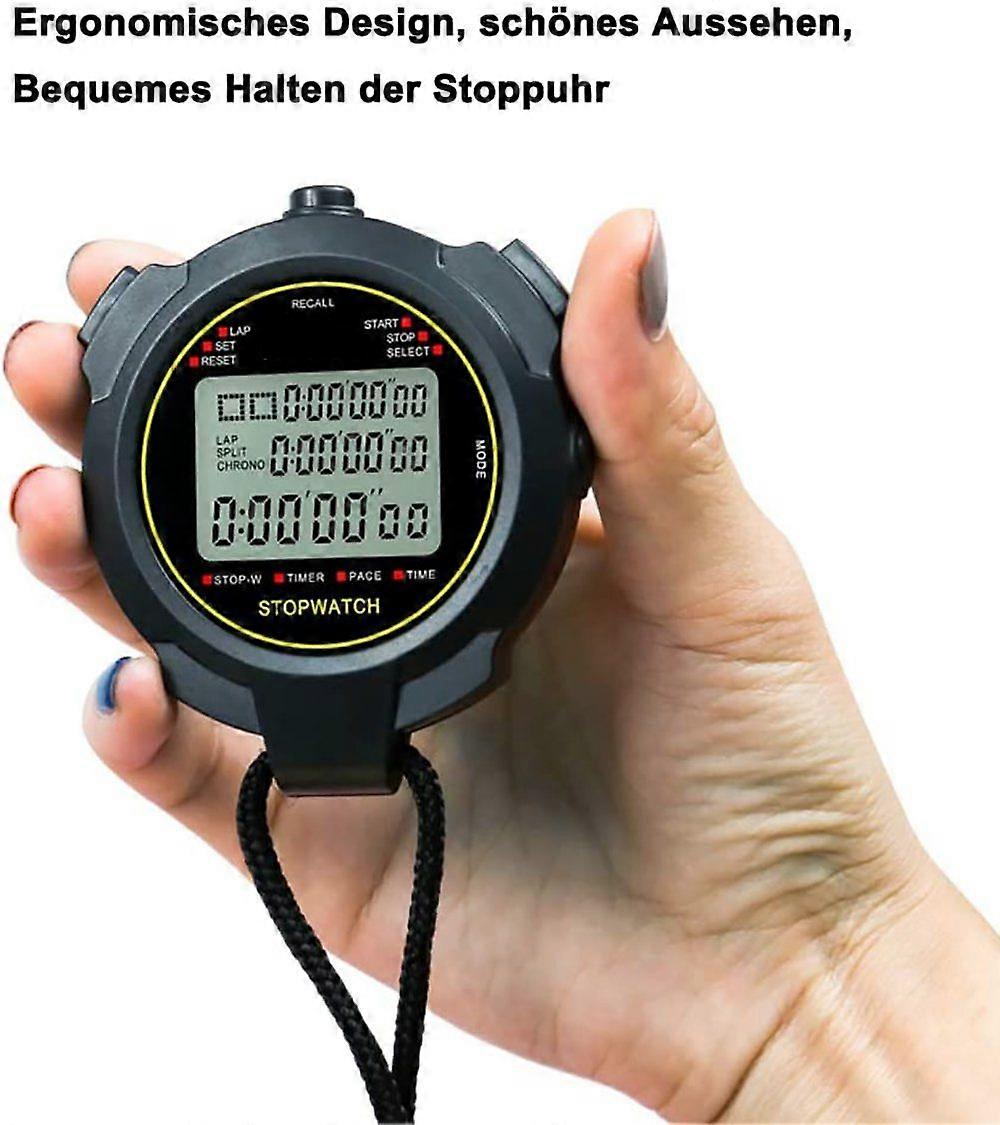 Handheld Lcd Stoppuhr Digital Neue Klassische Wasserdichte Digital