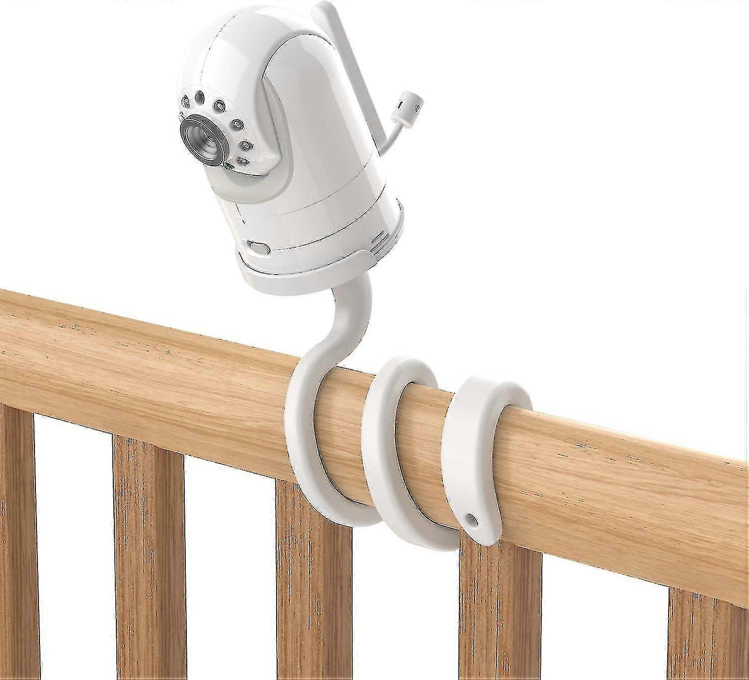 Flexible Mount For Infant Optics Dxr-8 And Dxr-8 Pro Baby Monitor, White