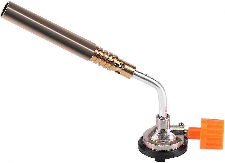 Cooking Spray Gun Head Flamethrower Butane Gas Blowing Torch Manual Ignition Camping Welding BBQ