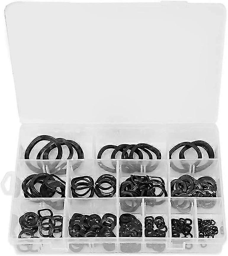 Carbon Steel Wave Washers Compression Type Wave Wave Spring Washers Assortment Kit M3 M31 Compressed Height Wave Washers With Box 320pcs