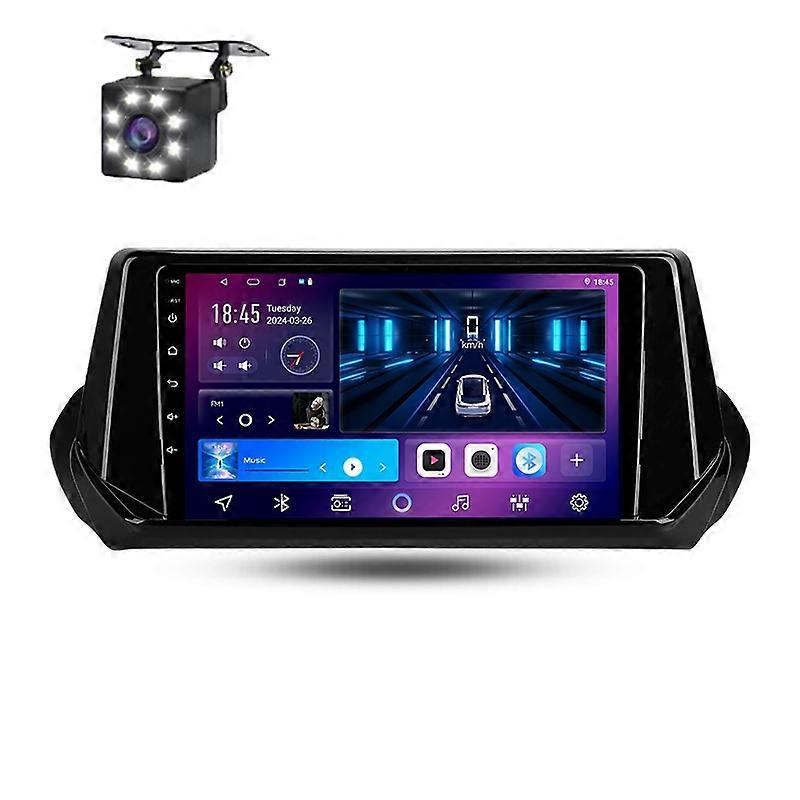 For Peugeot 2008 II 2 2019 - 2021 Car Multimedia Radio Wireless Carplay Navigation Android Auto GPS
