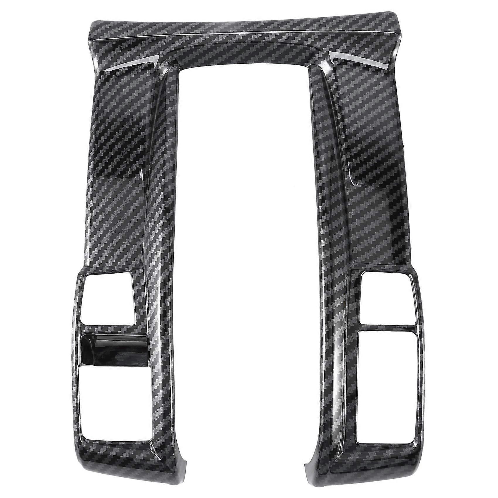 Carbon Fiber Console Gear Shift Panel Frame Cover for 2016-2019