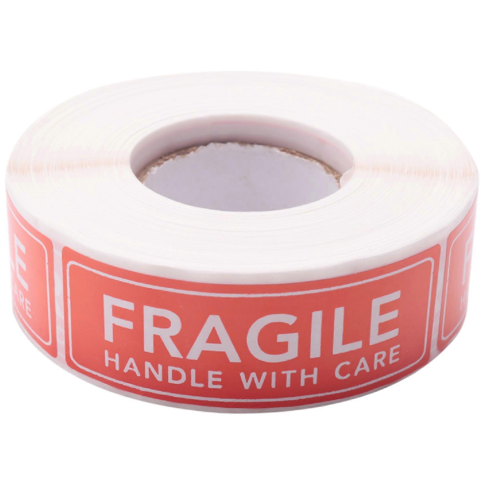 1 Roll/500Pcs Fragile Stickers - Fragile Handle with Care Labels - for Moving, Shipping, Mailing