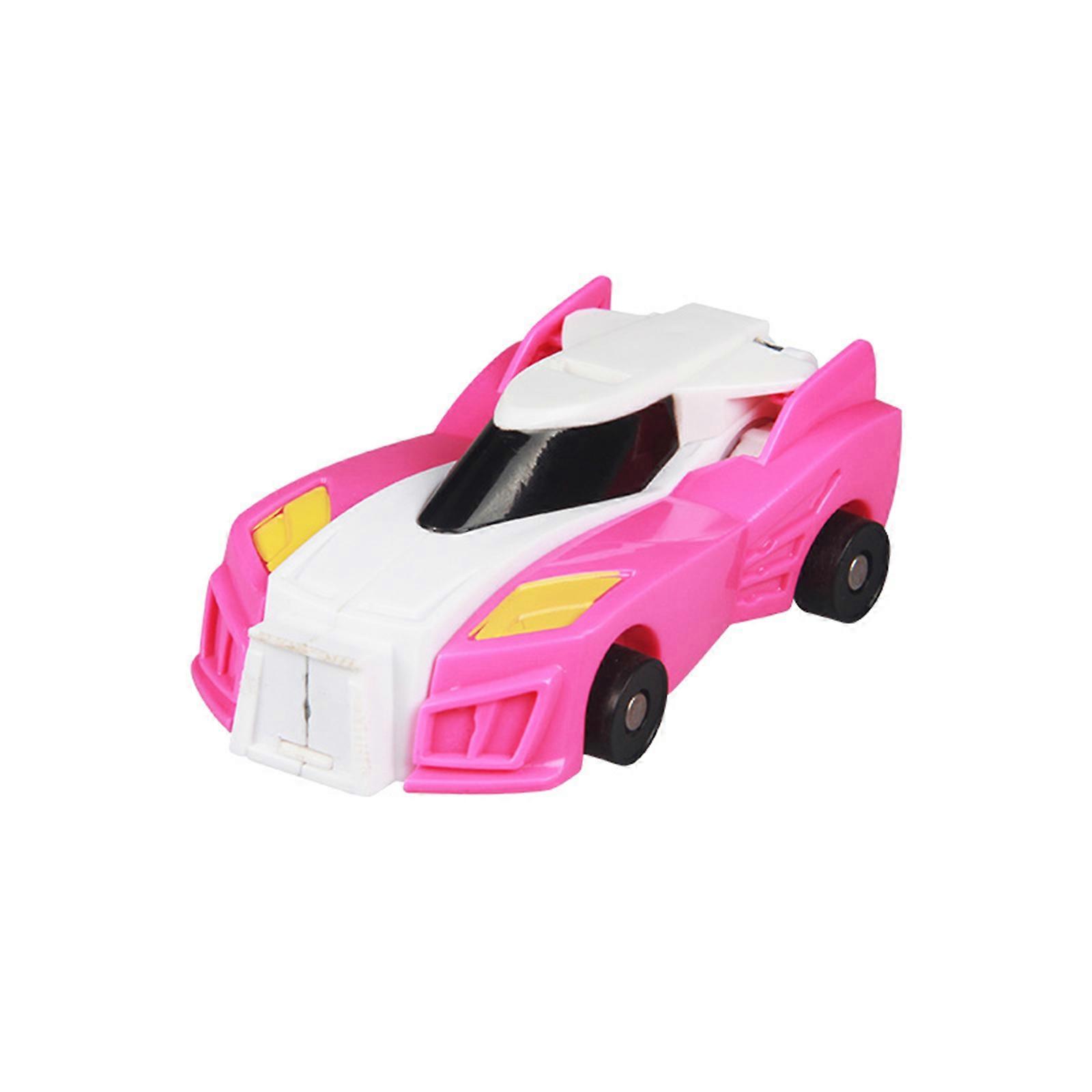 Conjunto de Veículo Robô Figura de Ação Transformadora para Criança, Brinquedos Magnéticos com Conectores Robustos, Brinquedo de Carro Automático