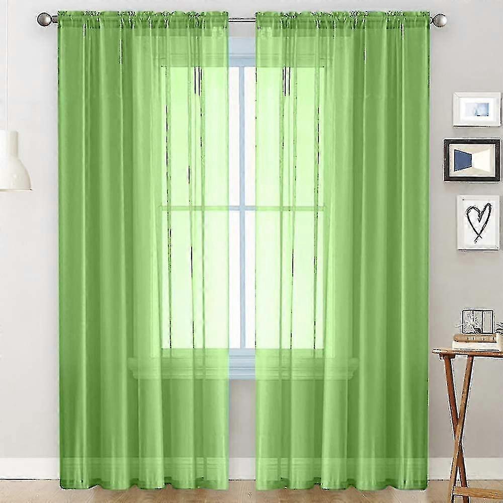 Voile Curtains With Ruffles In Linen Optics Transparent