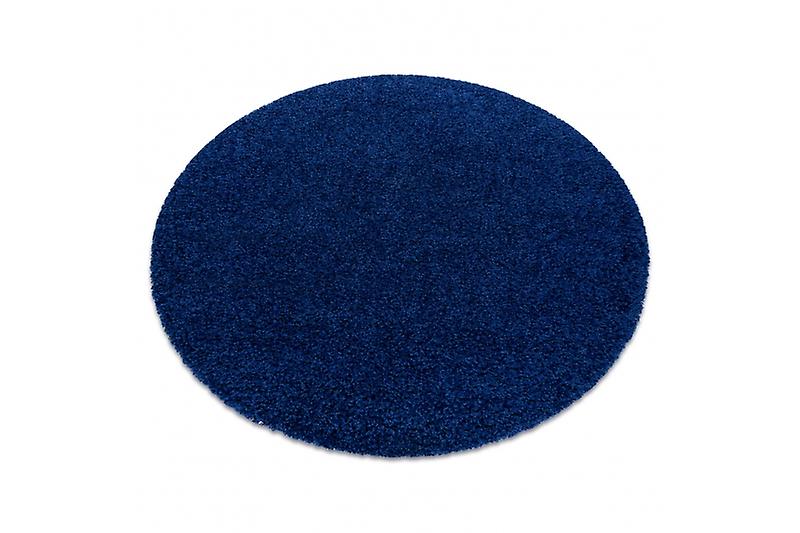 Carpet SOFFI circle shaggy 5cm navy