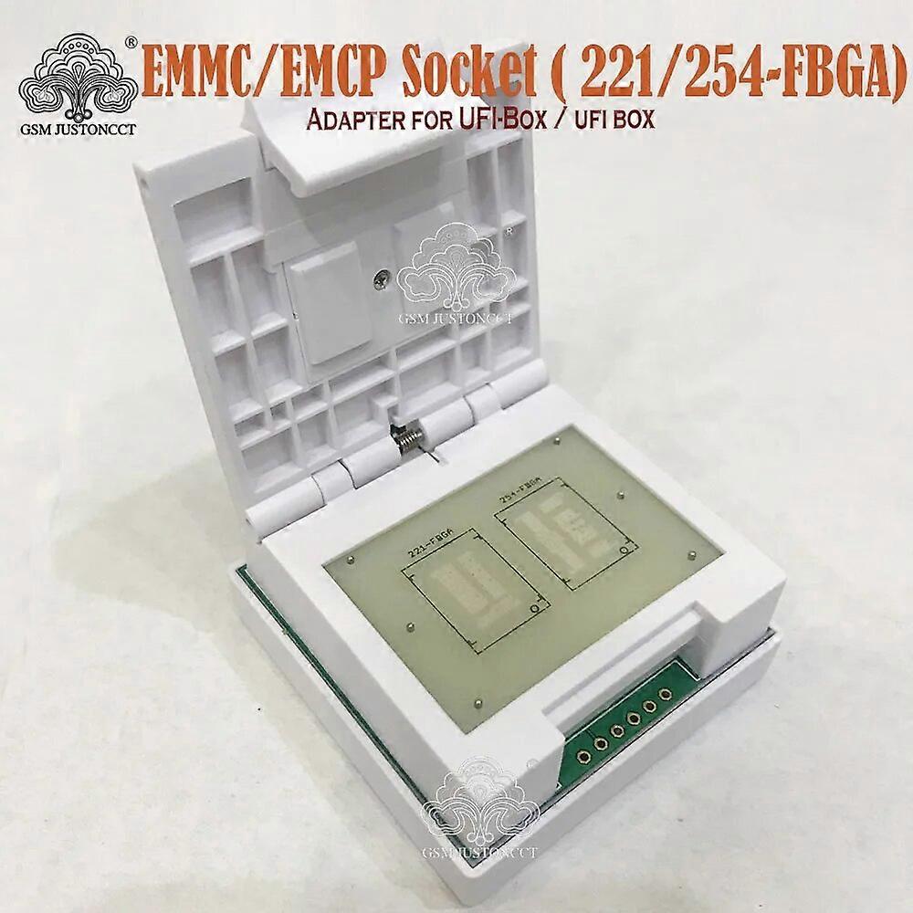 New UFIBox / Ufi Socket Support FBGA 153/169/162/186/221/254 for EMMC Service Tool repair,resize,format,erase