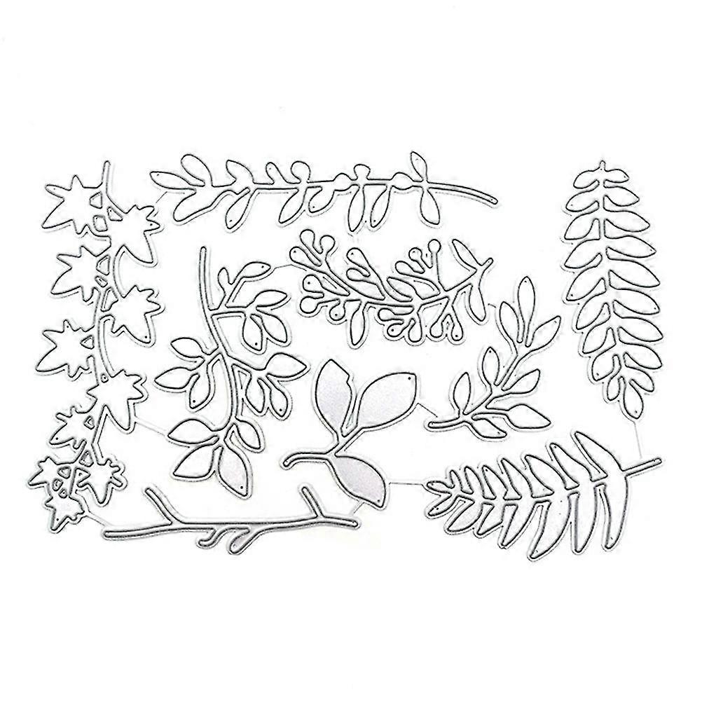 1 Set Leaf Cutting Die Carbon Steel Cards Making Die Cut Embossing Stencil Z