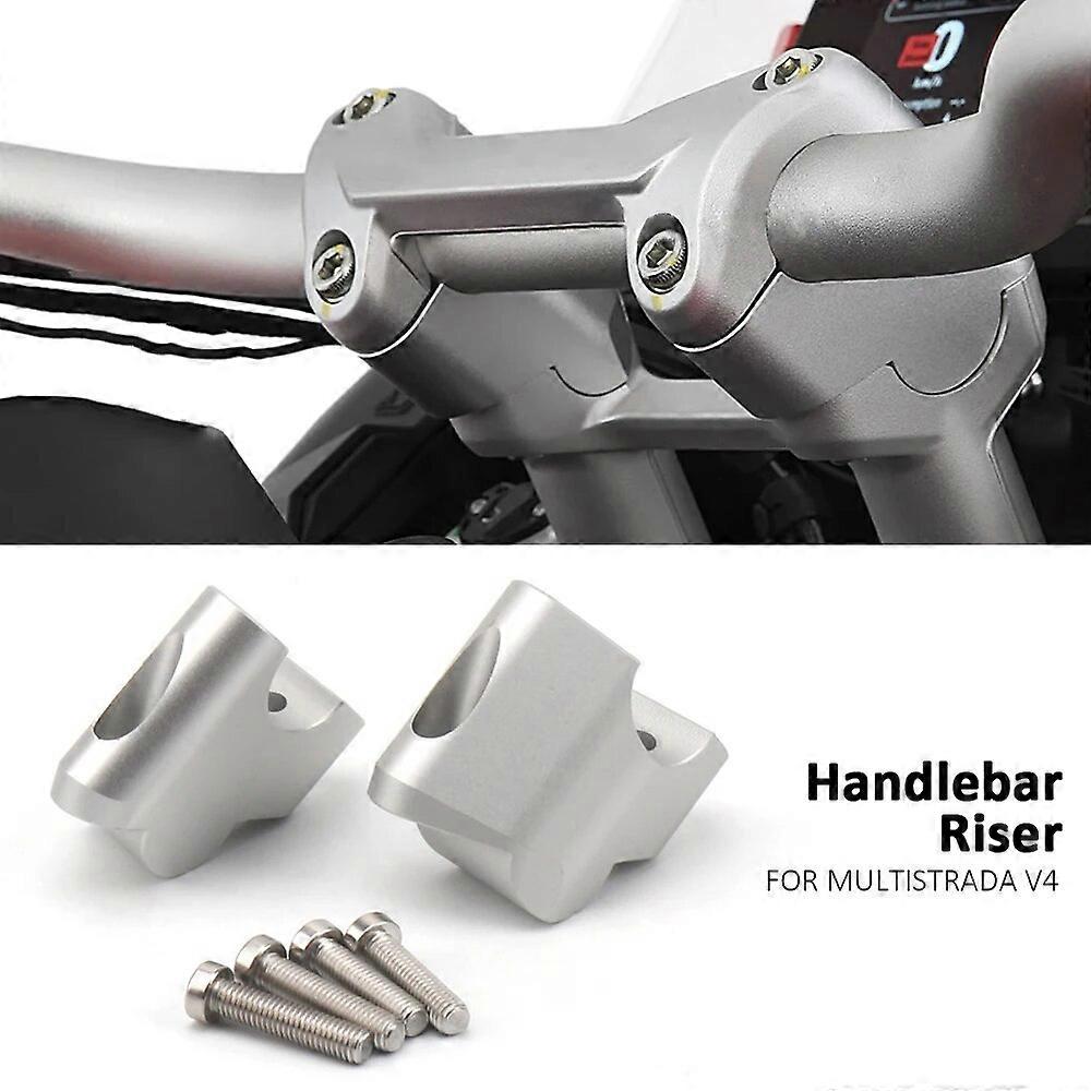 FOR DUCATI Multistrada V4 New Motorcycle Aluminum Handlebar Riser Bar Mount Handle Clamp Adapter MULTISTRADA V4 Accessories