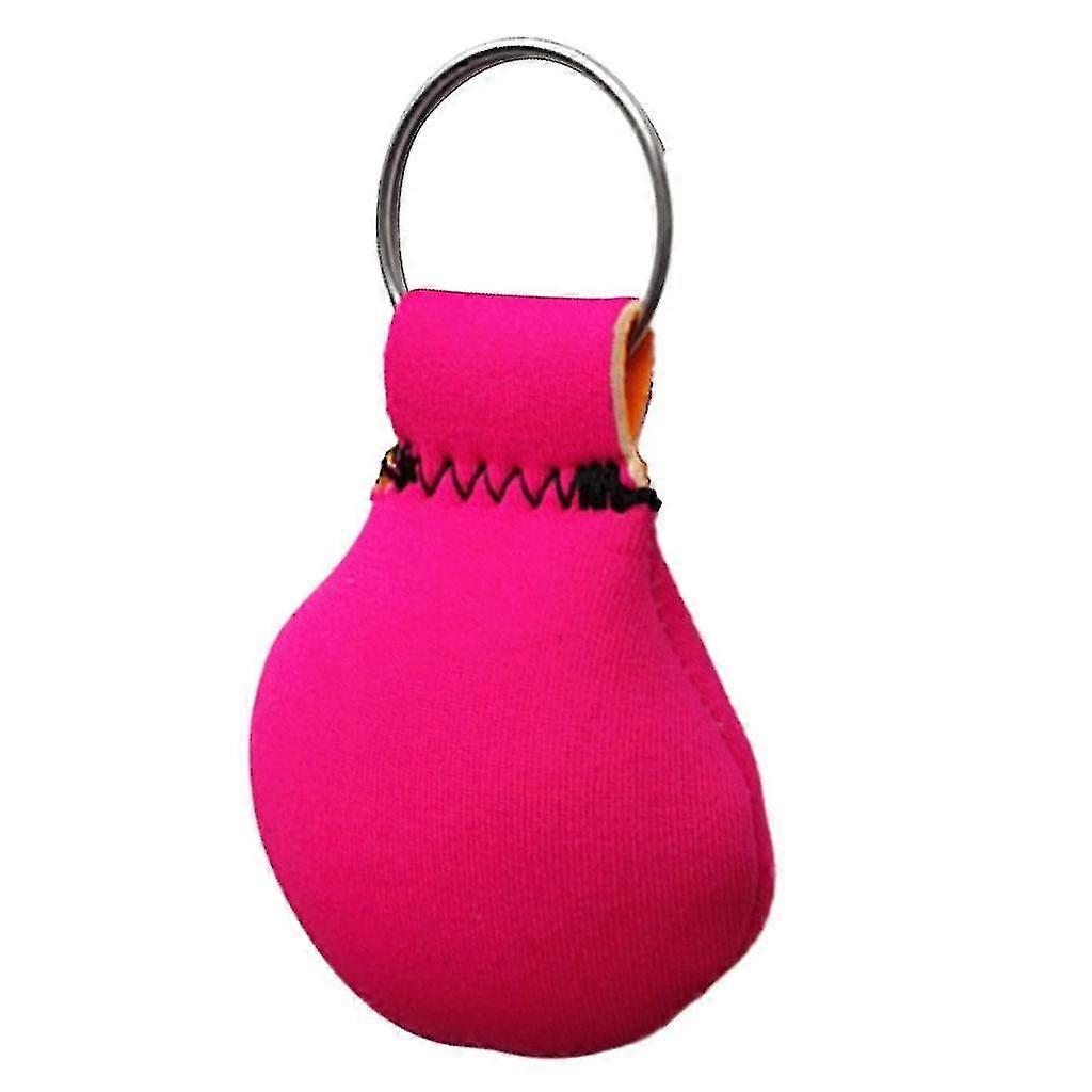 3x Neoprene Floating Keyring For Marine Boating Yachting Sailing Surf Rose Red