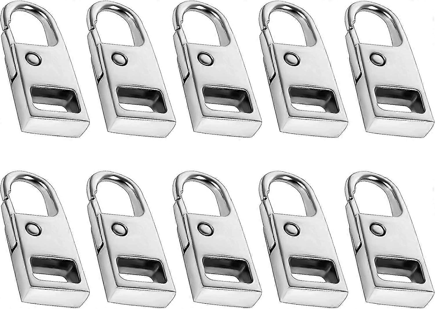 10pcs Zipper Repair Pulls, Replacement Zipper Pulls, Universal Zipper Ties