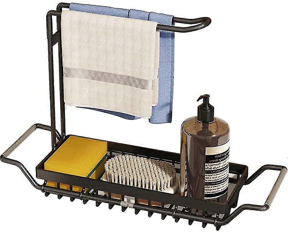 Kitchen Sink Extendable Kitchen Sink Organizer With Stainless Steel Dish