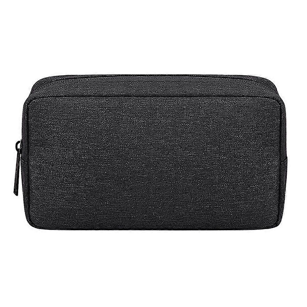 Convenient Electronic Accessories Storage Box, Double Layer Cable Bag And Storage Solution,black