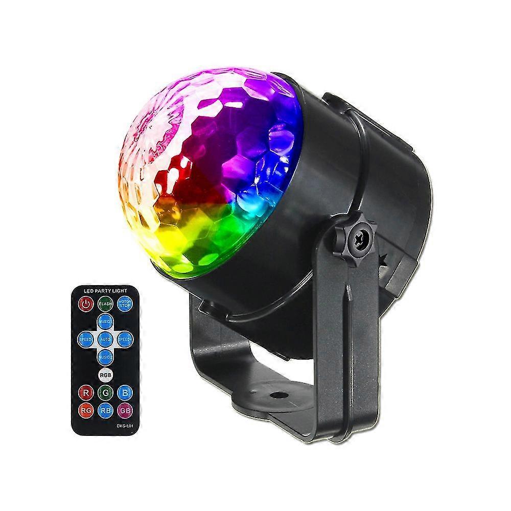 Party Light Sound Control Remote Control Disco Dj Stage Par Light Led Suitable For Bar Club Atmosphere Light Us Plug