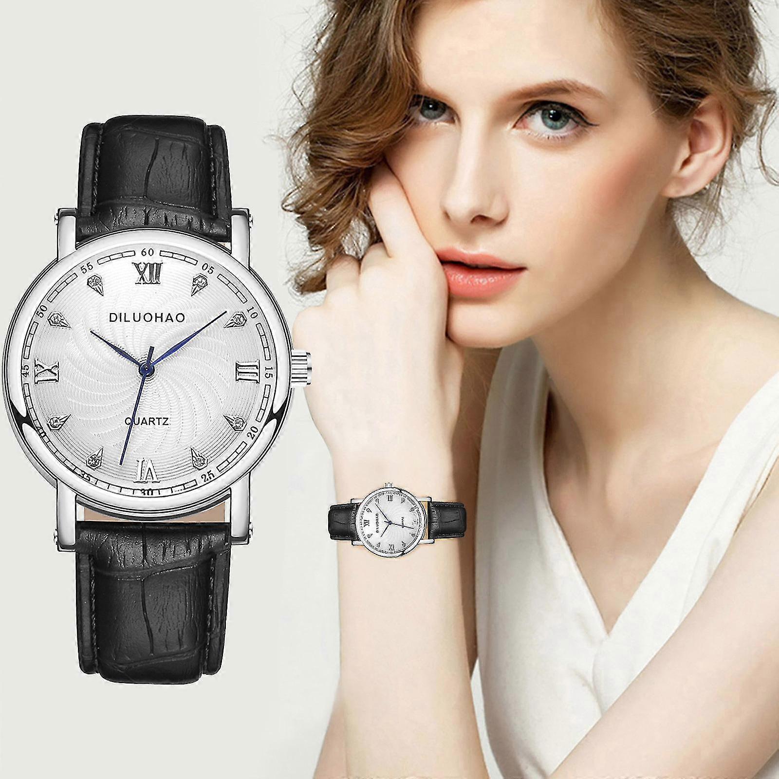 Pd629 Erkek Bayanlar Quartz İzle Deri Kayış İzle