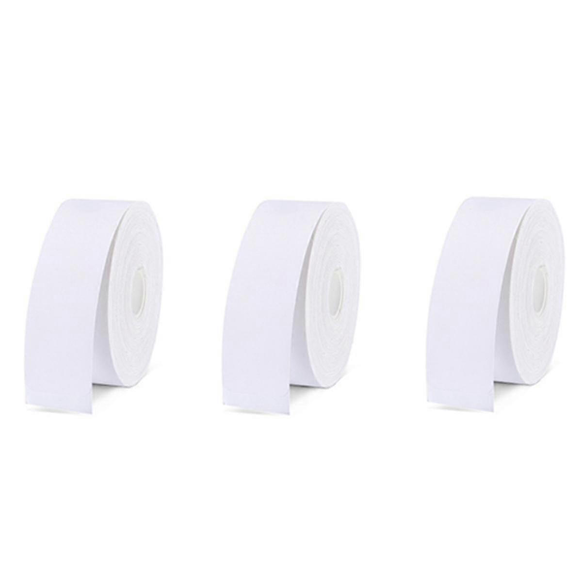 D101 D11 D110 12X30Mm White Label Printing Paper Name Sticker Adhesive Book Stationery Labeling Machine Labels Roll