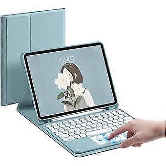 Ipad 6 Ipad 5 Air 2 Pro 9,7 tommer tastaturetui med touchpad Sød Roand Key Color Keyboard iPad 6. 5. generation aftageligt Bluetooth Touch Keyboard