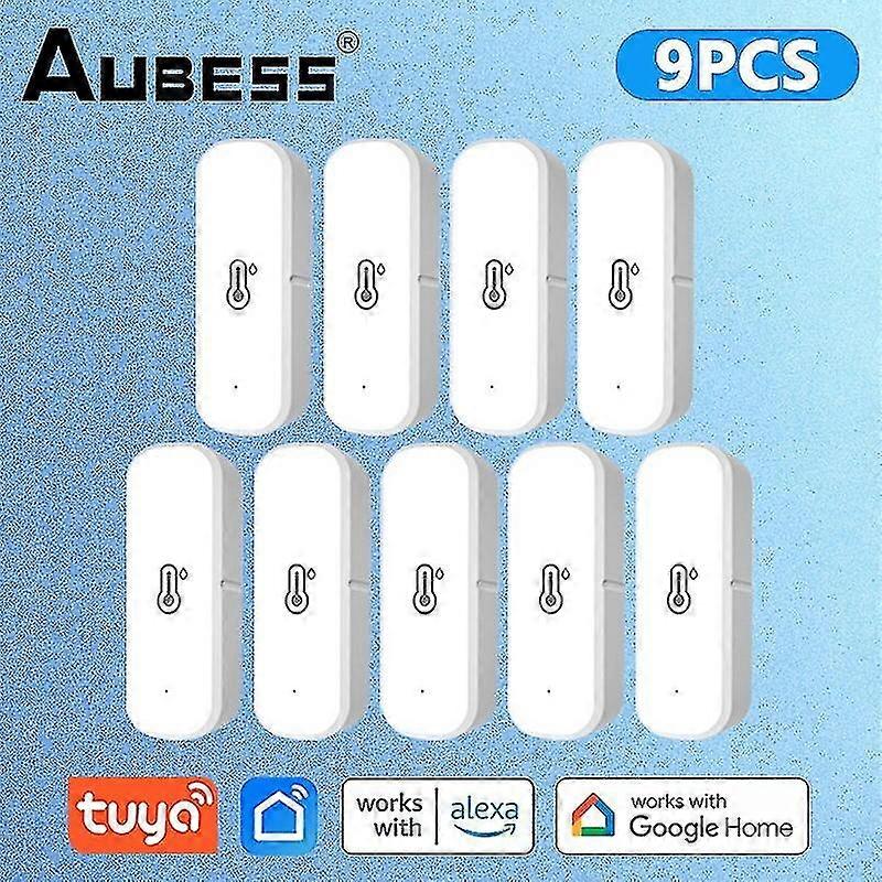 Tuya Wifi Temperature And Humidity Detector Sensor Indoor Thermometer Sensor Smart Home Scenes Intelligent Linkage Share Control