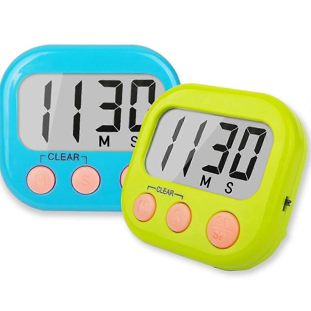 Classroom Timer Large Magnetic Digital Timer For Kids (2 Pieces Blue+green)