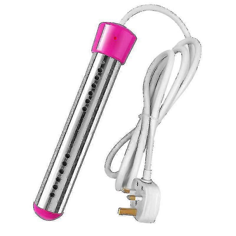 Bathtub Water Heater Automatic Shutdown Heating Rod With Plug (1 Piece-pink)
