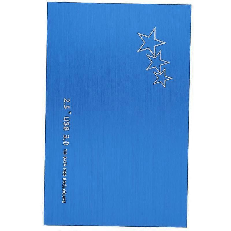 Usb3.0 Hdd Enclosure 2.5 Inch Hdd Notebook External Hard Disk Box Blue