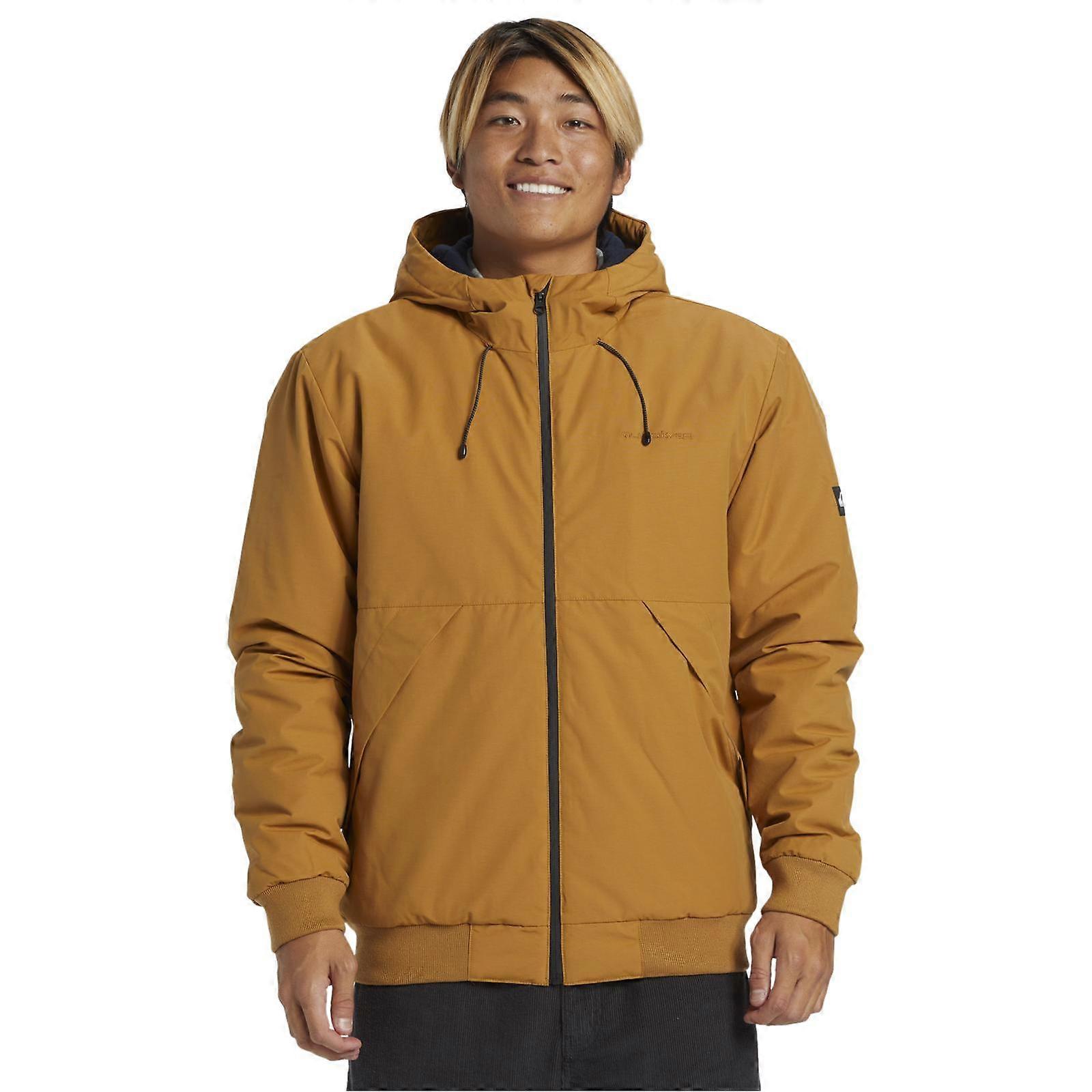 Quiksilver男士,Brooks,5K保暖,绝缘,连帽夹克,外套,防水