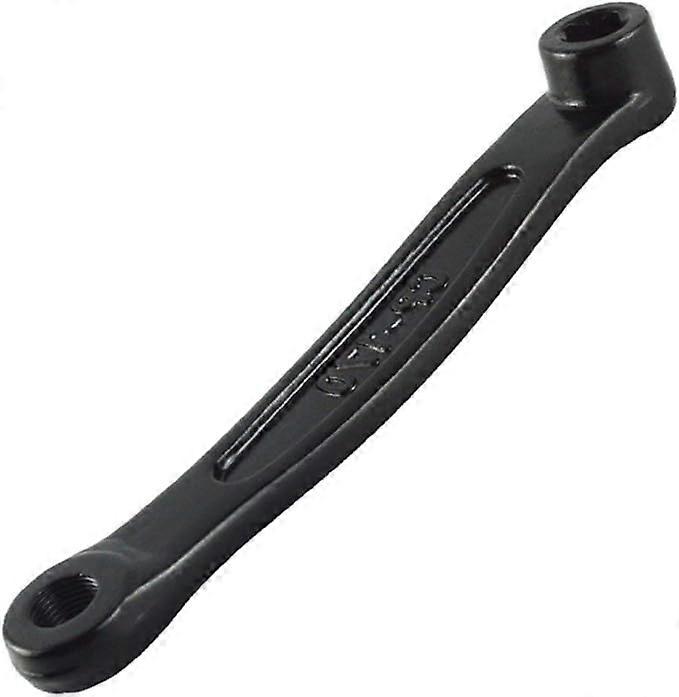 1for Steel Bike Left Iron Crank with Prismatic Hole Left Crank 17cm Crankset Black Durable Practical and durable design.