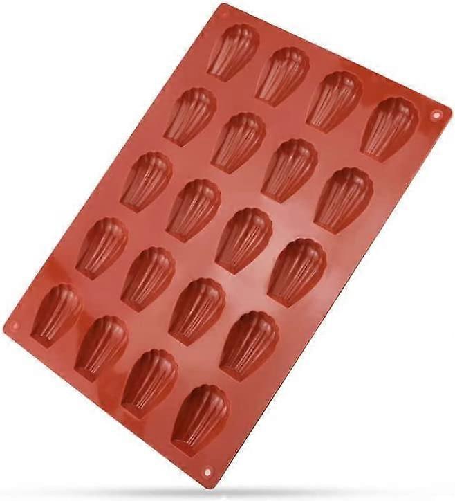 Silicone Madeleine Mold, 20 Hole
