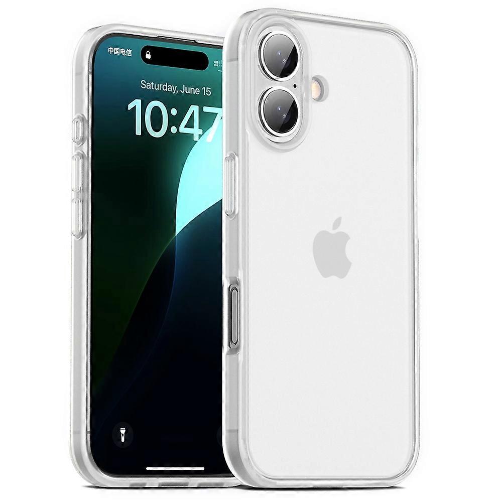 Magic Series for iPhone 16 Plus Case Translucent Matte TPU + PC Phone Cover - Translucent