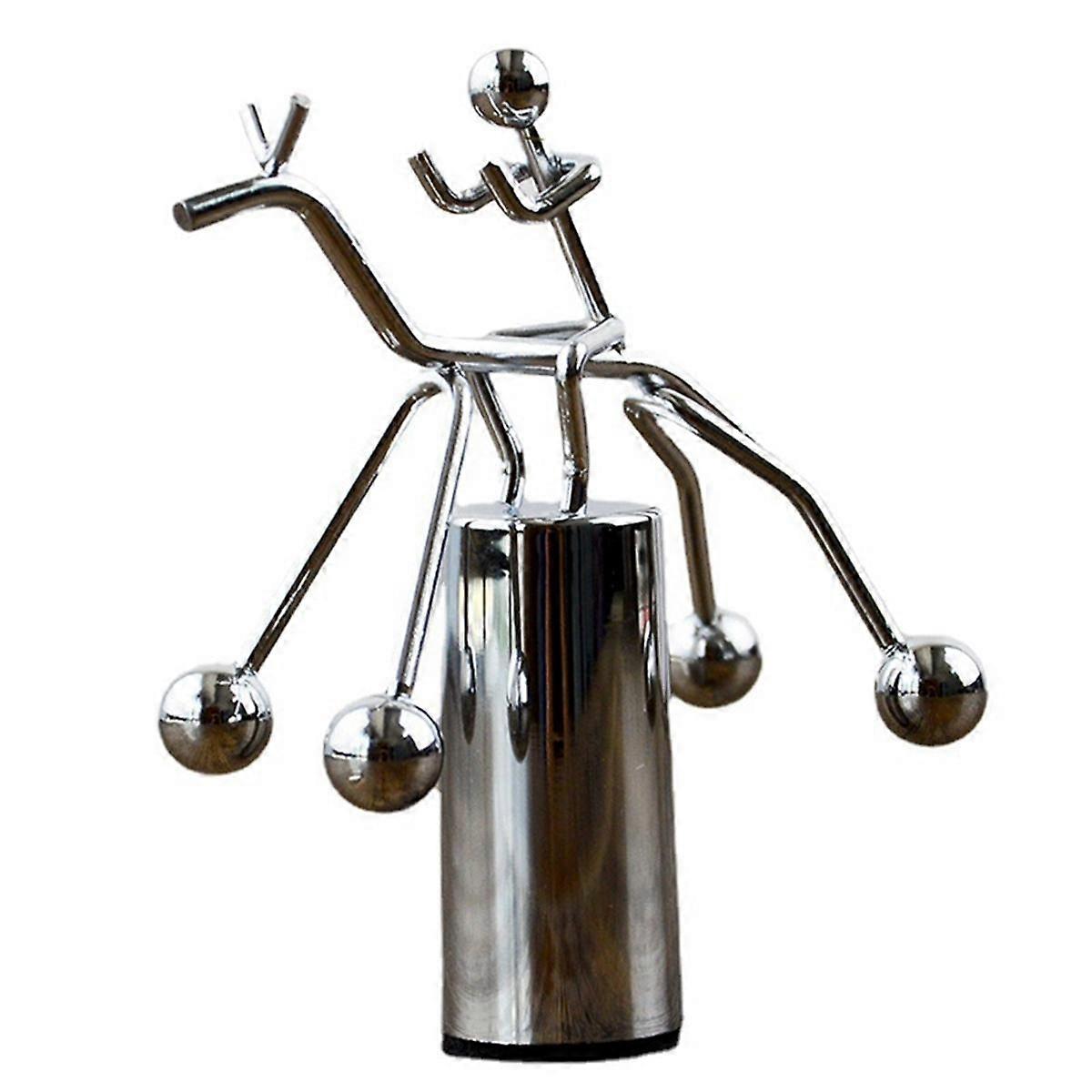 Ride and Swing Little Humanoid Riding Desktop Motion Extra Large Ball Ornaments for Mini Office Orn