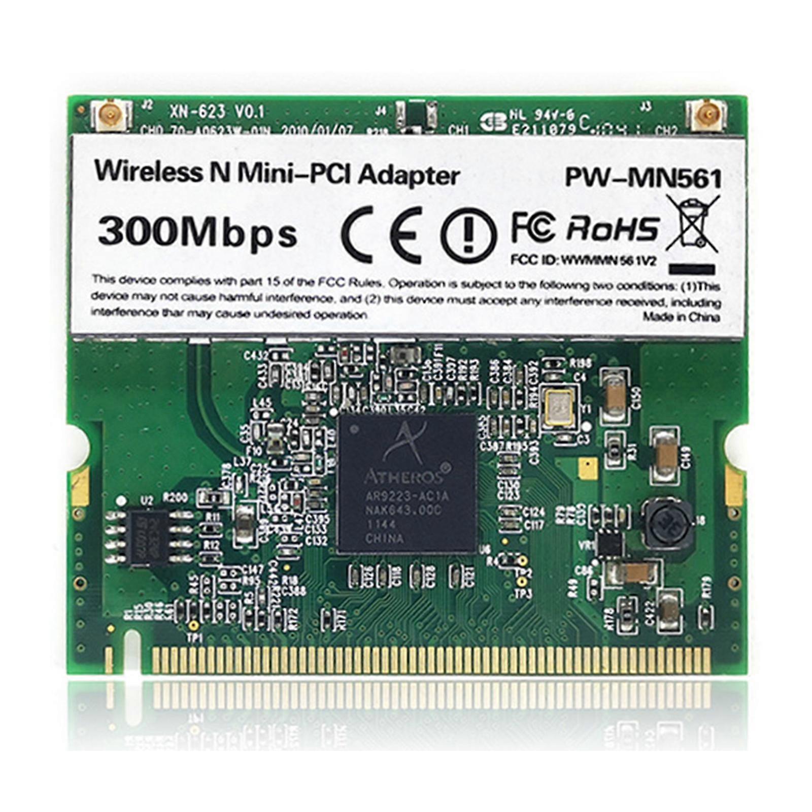 Atheros AR9223 Mini PCI Notebook لاسلكي WIFI WLAN بطاقة شبكة الحجم القياسي لشركة Acer ل Dell 300M 802.11 a / b / g / n