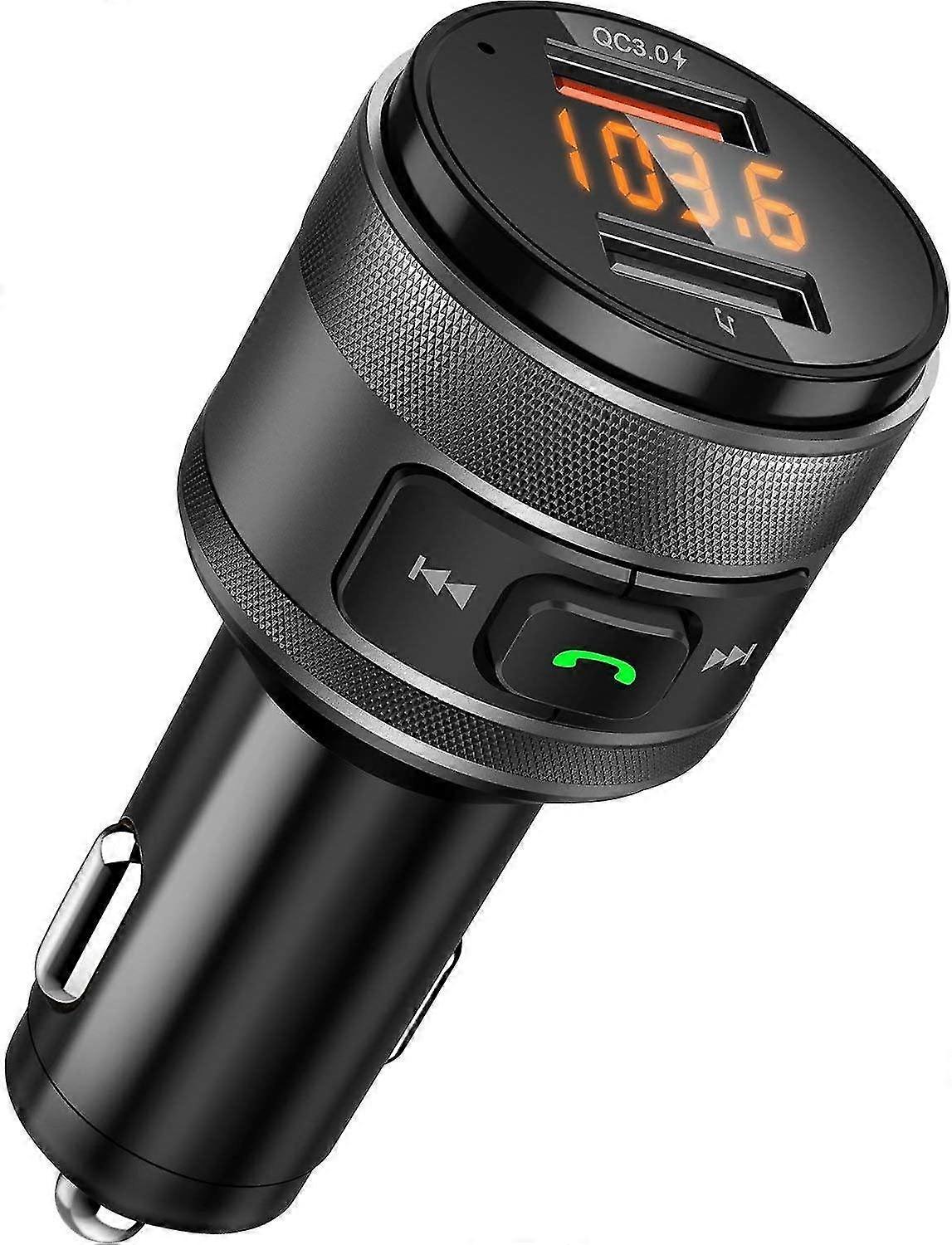 Bluetooth Fm Transmitter Adapter With Led Display