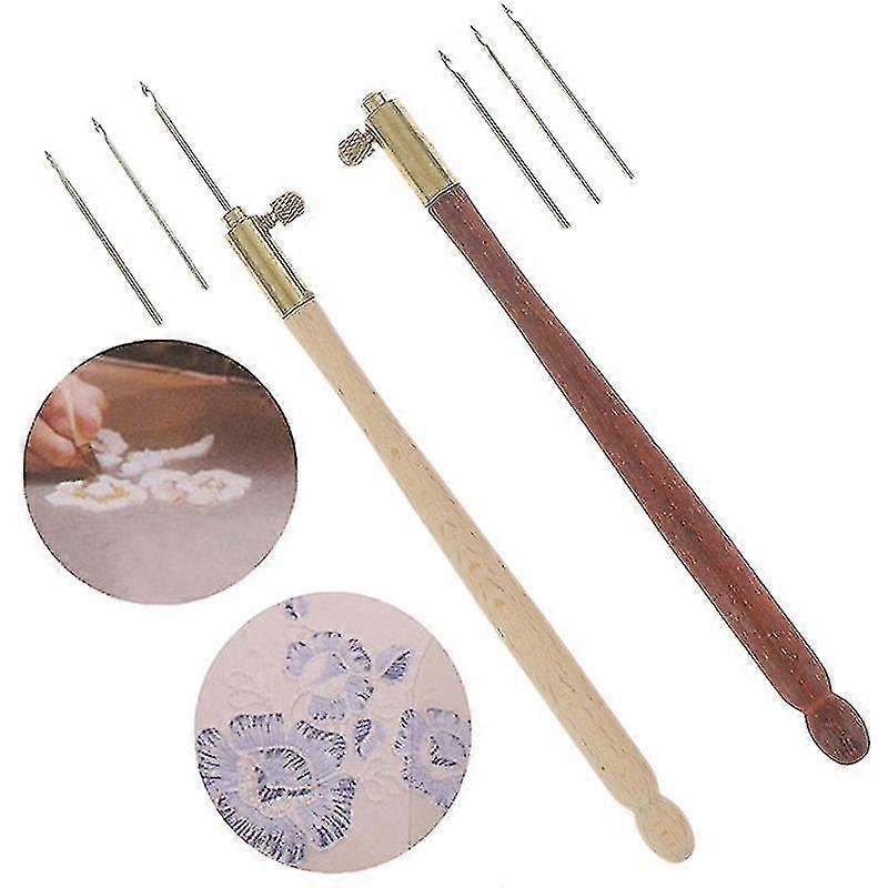 Francuskie igły do haftu Tambour Szydełkowy haczyk Luneville Hook z 3 igłami