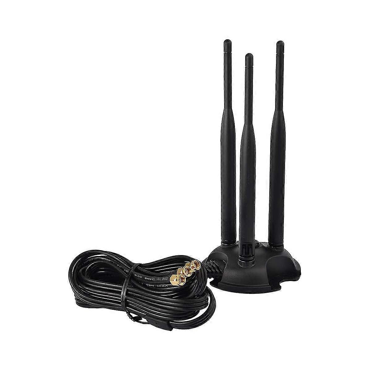 2,4 GHz 5 GHz Dualband Wifi Antenne, rp-sma Antenne für PC Desktop Computer, WiFi Wireless Router, exte