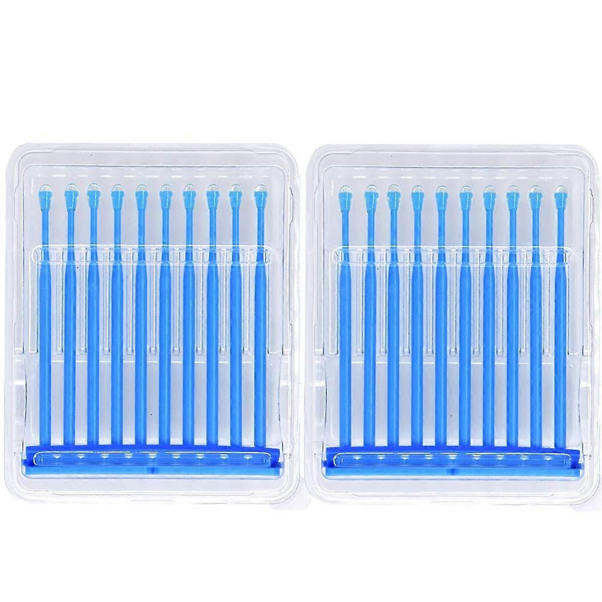 歯科用接着剤チップアプリケーター 20個入り 使い捨てボンディングスティックアプリケーター ポーセレンベニア用