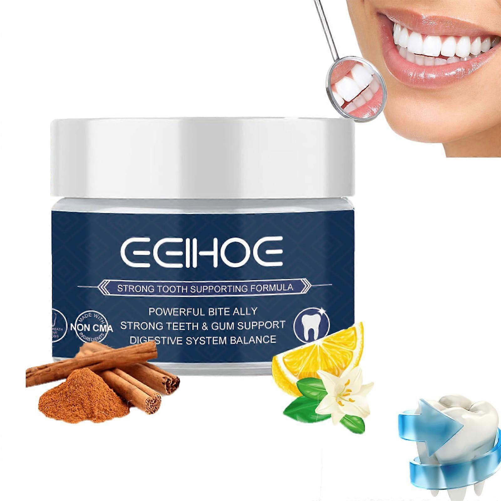 Tooth Powder - Toothpaste Tooth Whiten ing, Toothpaste Bentonite Clay, Remineralizing Tooth Powder for Healthy Teeth & Gums - 90ml