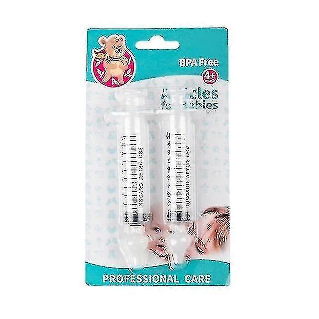 2 قطع الطفل الأنف نظيفة إبرة أنبوب الرضع رعاية الطفل الأنف شفاط الأنظف 10ML الطفل