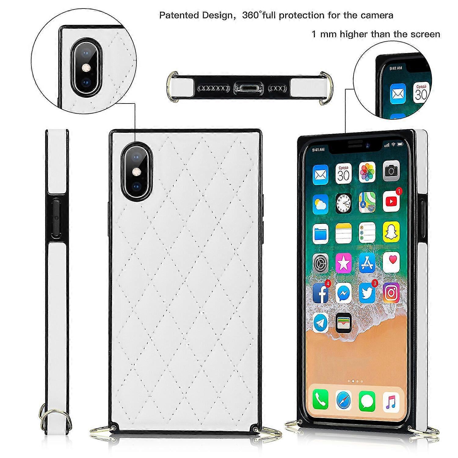 Iphone Xs Max With Lanyard Chain Pu Leather