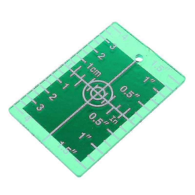 Laser Target Card Plate Inch/cm For Green And Red Laser Level Target Plate