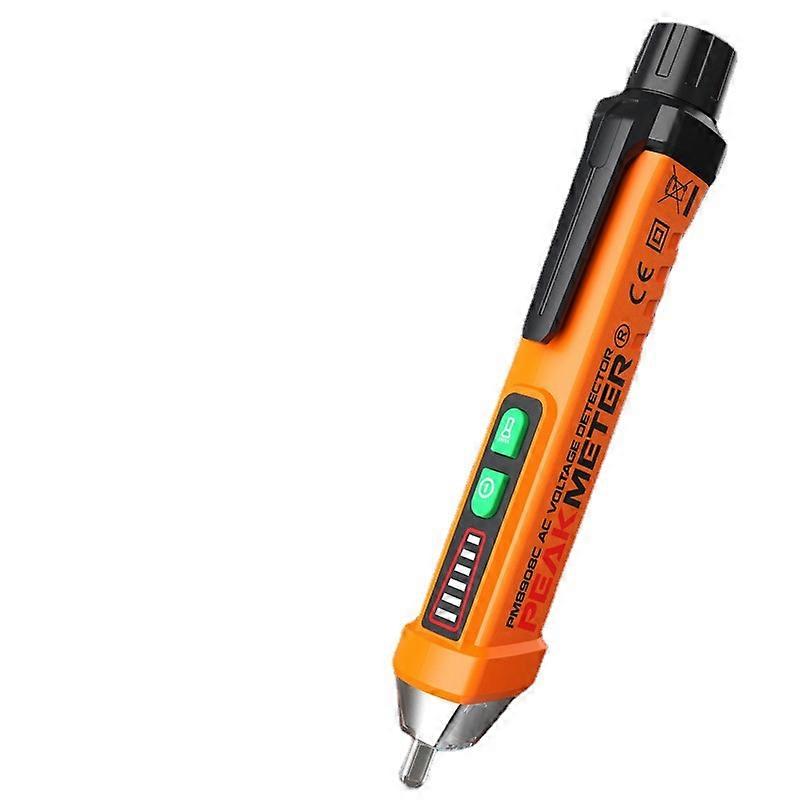 Non-Contact Voltage Detector, AC Voltage Test Pen with Screwdriver, Dual Range 12V-1000V/48V-1000V, Adjustable Sensitivity, LED Flashlight, Alarm Mode