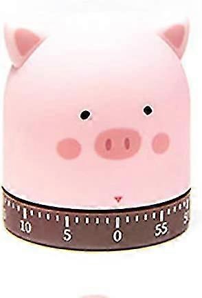 100% Mechanical Kitchen Timer,   60-Minute Wind Up Dial 360 Rotating Kitten Countdown Egg