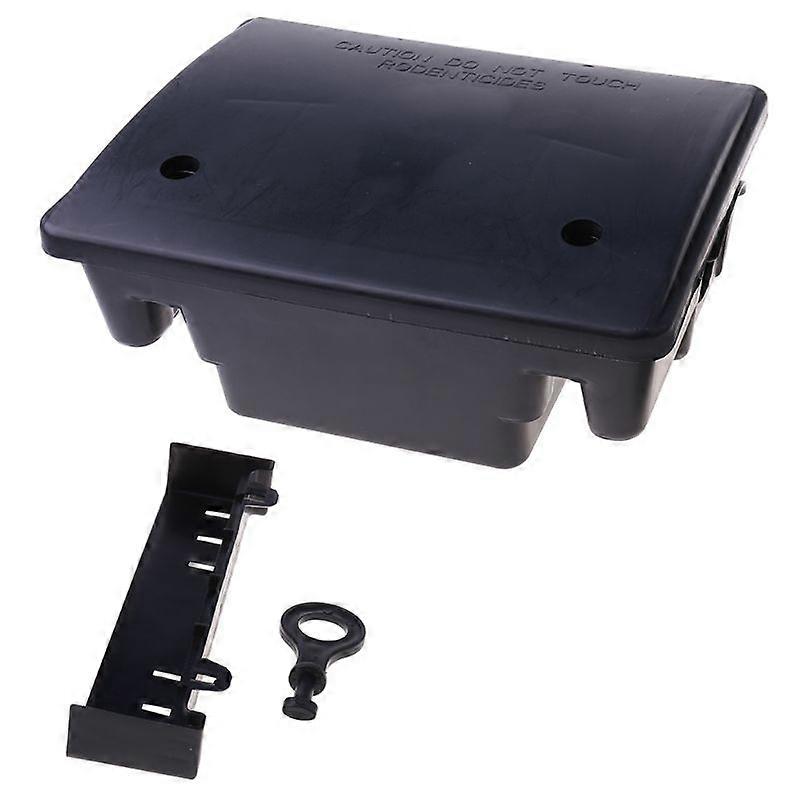 Rat Mouse Mice Rodent Bait Block Station Box Trap & for Key for Home Warehouse H