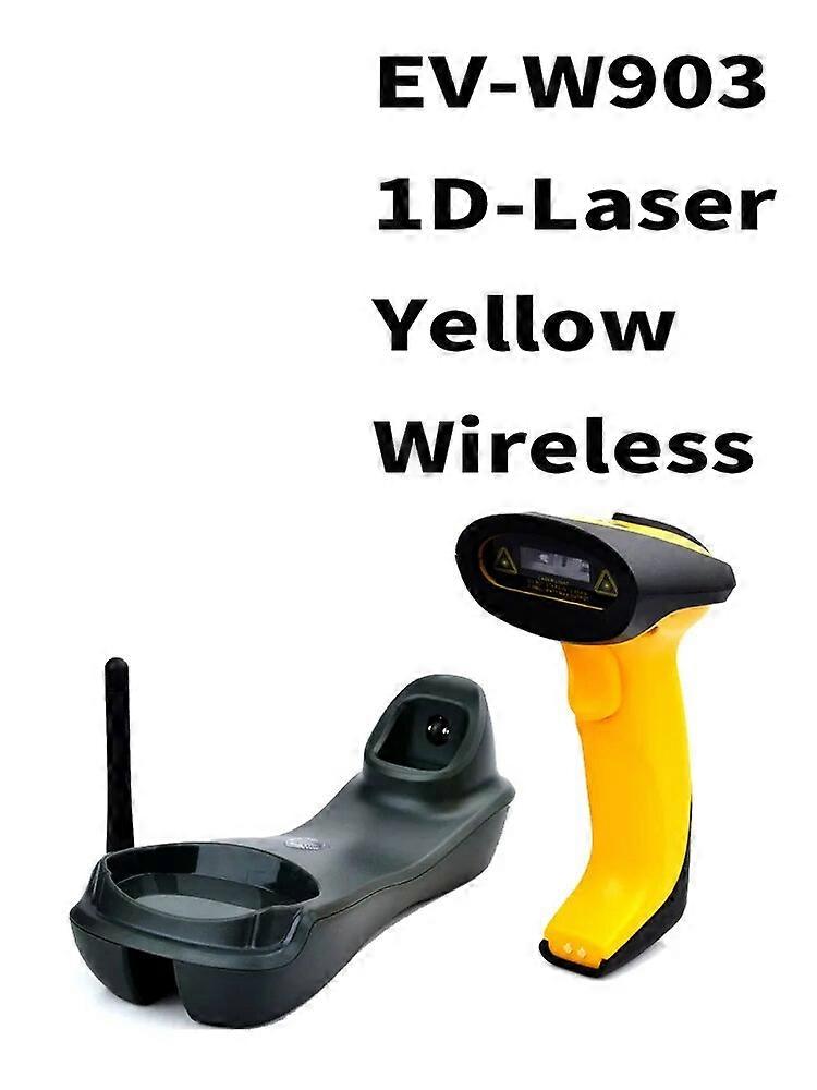 EVAWGIB 3-in-1 Barcode Scanner Handheld 1D/2D/QR Bar Code Reader Support BT 2.4G Wireless USB Wired Connection for Supermarket